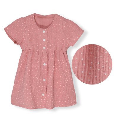 Mušelínové šaty Barunka Cameo pink Dot Esito