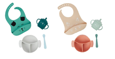 Silikonová jídelní sada LEARN´ISY Kit