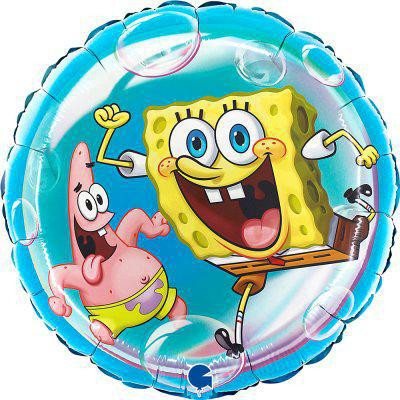 Kruh - SpongeBob 18"/46 cm fóliový balónek nafukovací