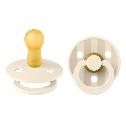 Bibs dudlíky kaučuk Colour Pin 2 ks 6-12 měsíců