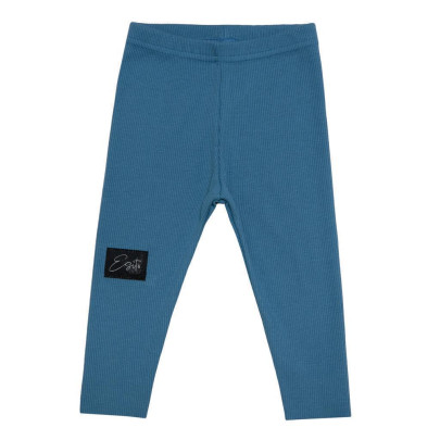 Rostoucí žebrované legíny Color Blue Esito