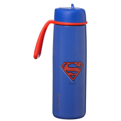 Nerezová termolahev s brčkem 690 ml Superman B.Box
