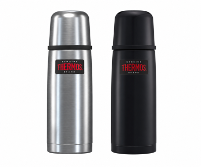 Termoska s tlačítkovým uzávěrem a šálkem 350 ml Thermos