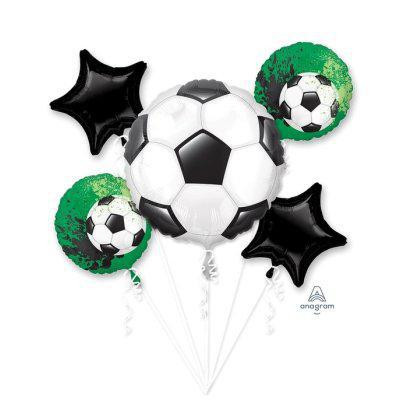 Buket - Fotbal - fóliové balónky 5 ks