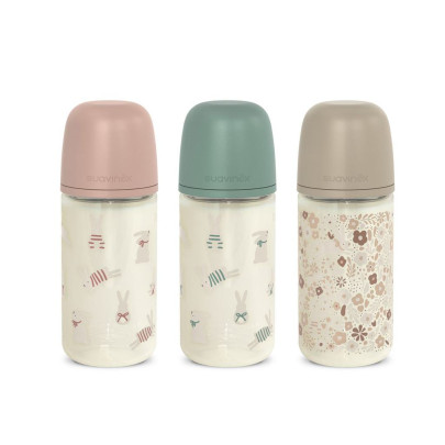 Láhev sklo Wonderland new 240 ml fyziologická SX PRO +3 MF Suavinex