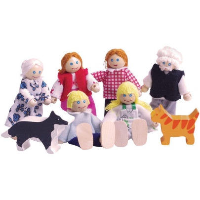 Set rodinky do domečku Bigjigs Toys