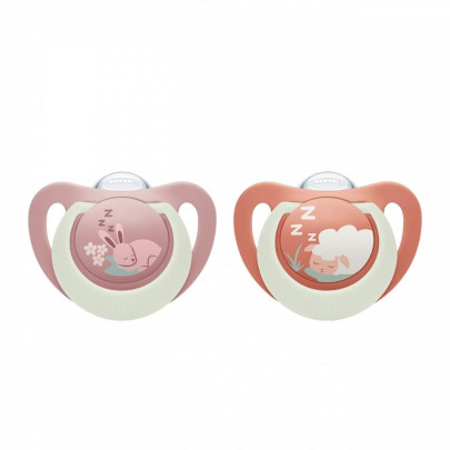 Dudlík First Choice Night 6-18 m 2 ks NUK 
