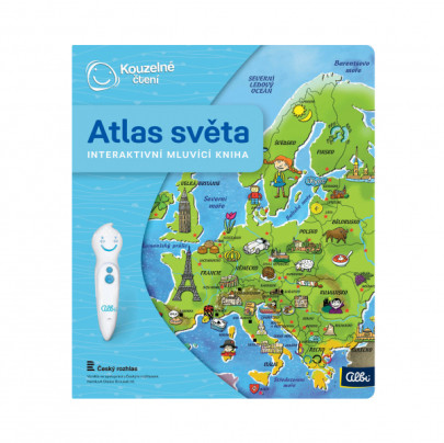 Interaktivní mluvící kniha Kouzelné čtení Atlas světa