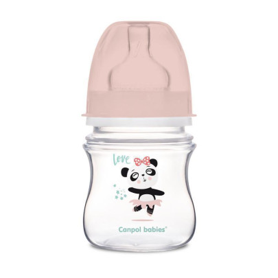 Antikoliková širokohrdlá lahev Exotic animals 120 ml Canpol babies