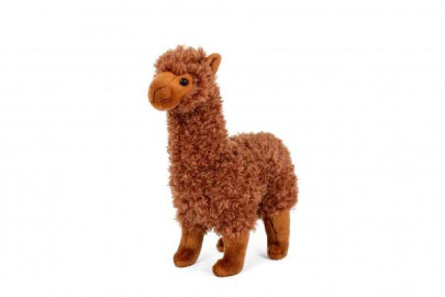 Lama Alpaka plyšová 30cm hnědá 0m+