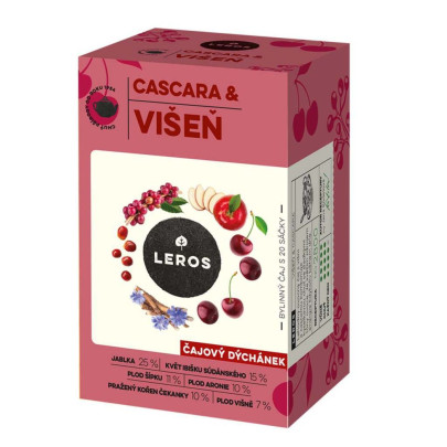Čajový dýchánek, višeň & cascara Leros