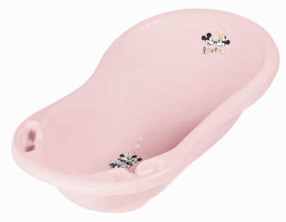 Dětská vanička 84 cm "Minnie" se zátkou, Růžová