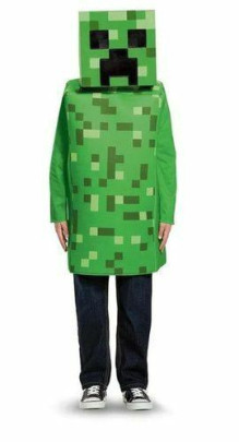 Minecraft - Creeper kostým, 7-8 let