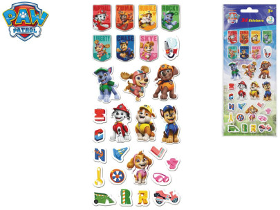 Paw Patrol sada 3D samolepek