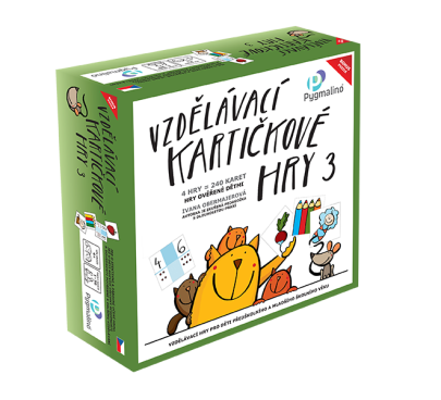 Vzdělávací kartičkové hry 3 Pygmalino
