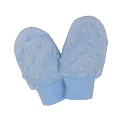 Kojenecké zimní rukavice Esito Minky Blue