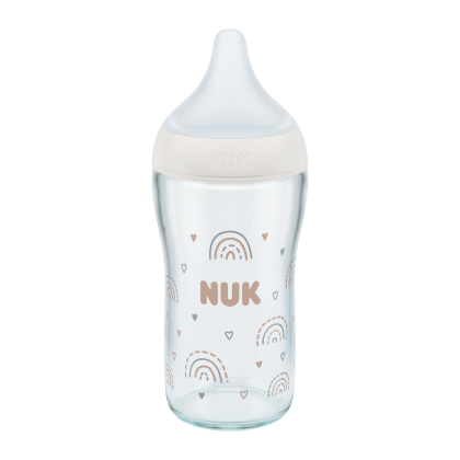 Láhev Perfect Match sklo s kontrolou teploty 230 ml Nuk