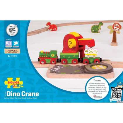 Dinosauří jeřáb Bigjigs Rail