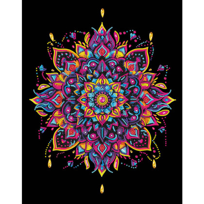 Diamantové malování Neon Mandala Diamond Dotz