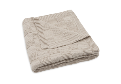 Deka 75 x 100 cm Box Knit Warm Sand Jollein