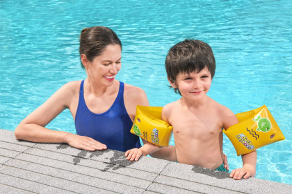 Nafukovací rukávky Step C Wondersplash S-M 25 x 15 cm Bestway