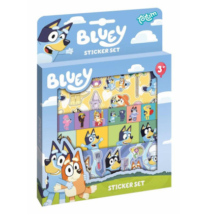 Bluey dárkový box se samolepkami Totum