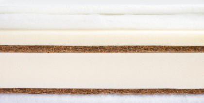 Luxusní matrace pro děti 120×60 – 4 vrstvy, paměťová pěna, kokos, Aloe Vera