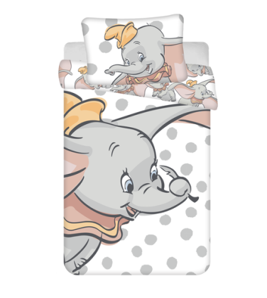 Povlečení do postýlky baby Dumbo "Dots" 100 x 135, 40 x 60 cm Jerry Fabrics