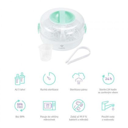 Sterilizátor do mikrovlnné trouby TrueLife Invio MS5