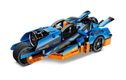 Stavebnice tříkolka na zpětné natažení 202 dílků iM.Master