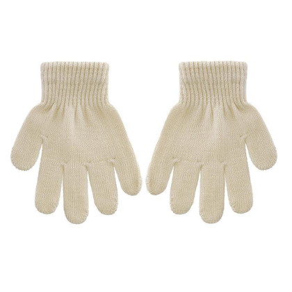 Dětské pletené prstové rukavice 4 - 6 let