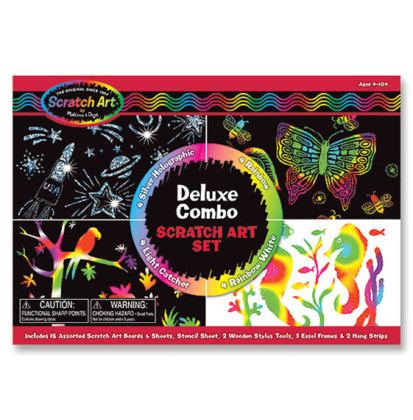 Melissa & Doug Deluxe sada škrabacích obrázků 16ks