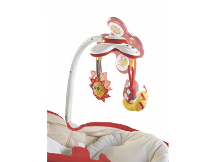 Lehátko 3v1 Rocker Napper červené Tiny Love