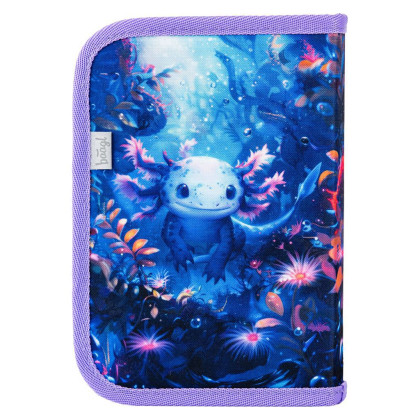 Školní penál jednopatrový Axolotl Baagl