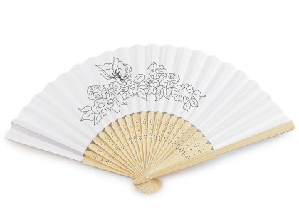 Dětský vějíř k domalování