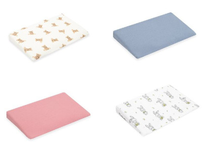 Mušelínový potah na kojenecký polštář - klín Standard 59 x 37 cm New Baby