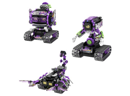 Stavebnice robot s čepicí 3v1 RC na dálkové ovládání iM.Master 