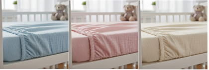 Mušelínové prostěradlo 60x120 cm Prem