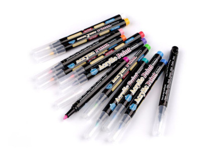 Kreativní akrylový fix/popisovač sada 12 ks, 2 mm