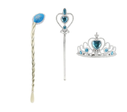 Sada krásy korunka,žezlo,cop Ledová princezna