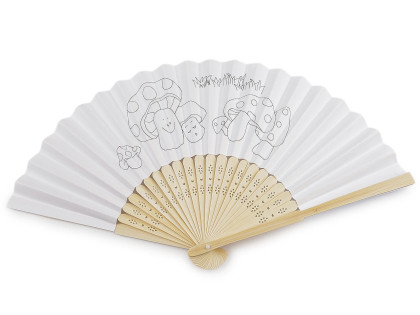 Dětský vějíř k domalování