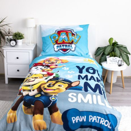 Povlečení Paw Patrol svítící 140 x 200, 70 x 90 cm Jerry Fabrics