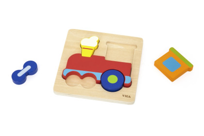 Dřevěné puzzle Mašinka Viga