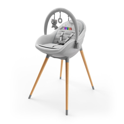 Jídelní židlička a lehátko Fini Up 2 v 1 Grey Kinderkraft