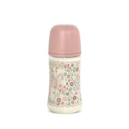 Kojenecká láhev Wonderland New 270 ml Fyziol průtok M Suavinex