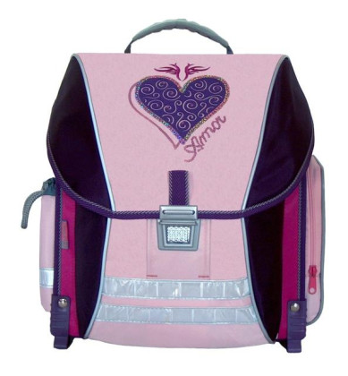 Školní batoh DYNAMIC 03 Deluxe Amor fialová