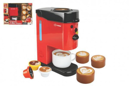 Kávovar na kapsle s doplňky se světlem a zvukem