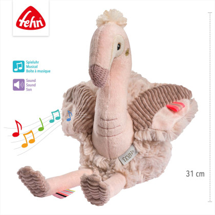 Pomůcka na spaní plameňák Pink Baby Fehn
