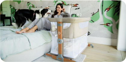 Postýlka Smart bed 4 v 1 MoMi