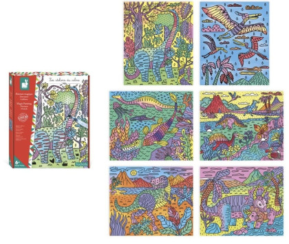Sada maxi Malování Dinosaurus Janod Atelier